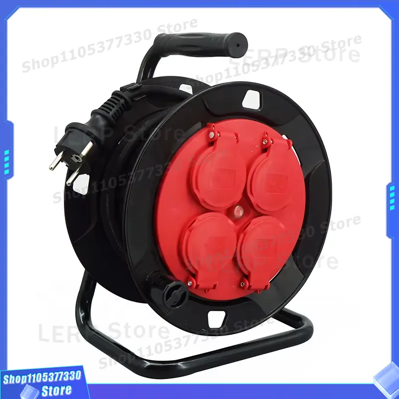 Outdoor Use Power Strip - สายพ่วงแบบม้วน 15 เมตร พร้อมปลั๊กชูโก้ กันน้ำ IP44