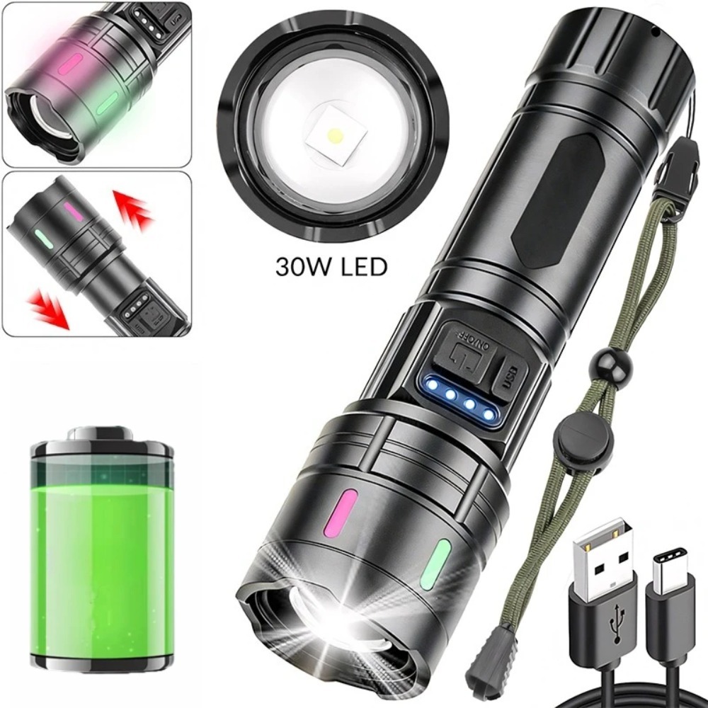 ไฟฉาย LED สีขาวพลังสูง ปรับซูม - Outdoor Use Power Strip บทวิจารณ์และราคา