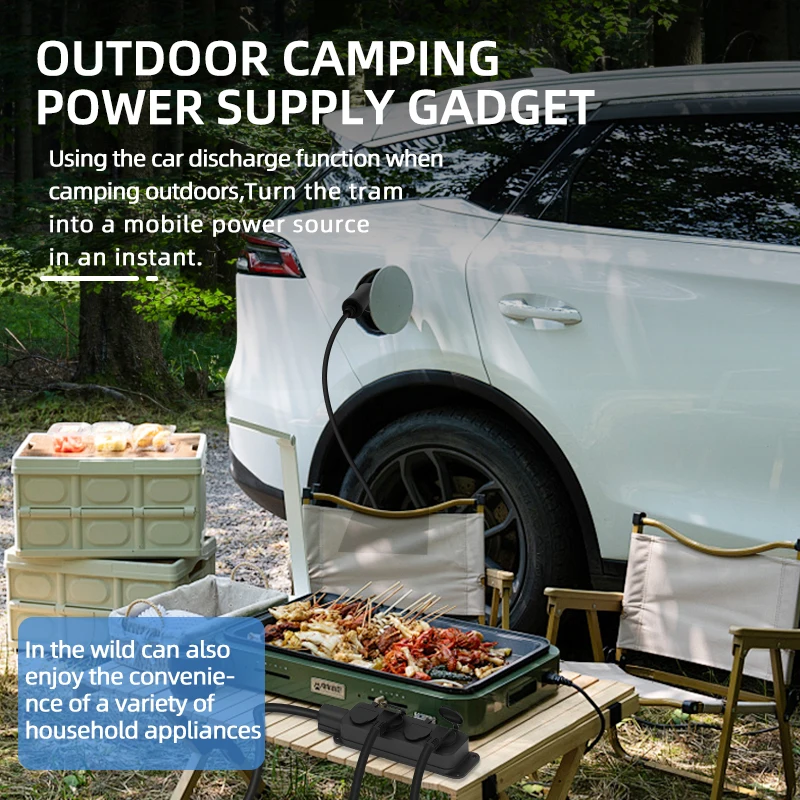 สายชาร์จรถยนต์ไฟฟ้าแบบพกพา 16A - Ac Outdoor Power บทวิจารณ์และราคา